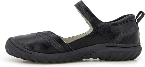 JBU Women's Raven Comfort Casual Classic Mary Jane Flats Fashion Shoes, Taupe Shimmer, 8.5 in Kuwait