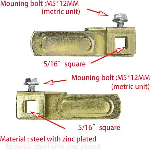 Steel T-Handle Cam Locking cam Suitable for T and L Handle Locks of Truck Canopy and rv,Camper Tops-2 Pack（Right and Left Hand） in Saudi Arabia