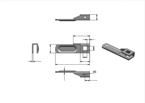 Steel T-Handle Cam Locking cam Suitable for T and L Handle Locks of Truck Canopy and rv,Camper Tops-2 Pack（Right and Left Hand） in Saudi Arabia