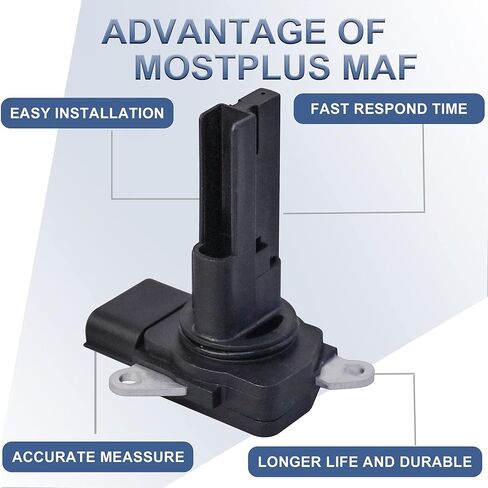 مستشعر تدفق الهواء الشامل MOSTPLUS MAF 37980RTA003 متوافق مع 2006-2011 Honda Civic 2007-2009 Honda CR-V 2007-2011 Honda Element 2006-2009 Acura CSX in Saudi Arabia