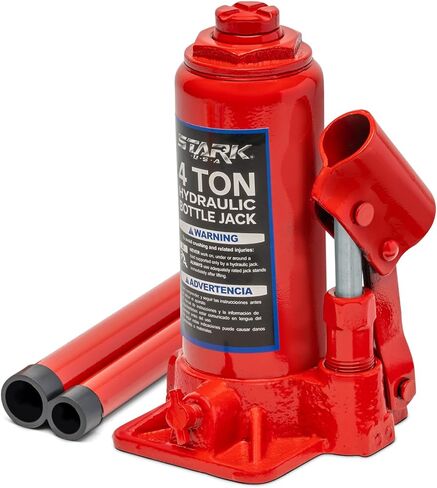 XtremepowerUS Hydraulic Bottle Jack (20 Ton) Portable Hydraulic Jack Lift Height Farm RV Truck Equipment Automotive Shop in Kuwait