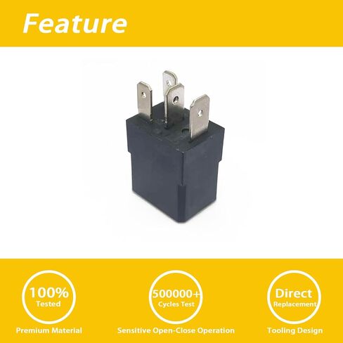 2Pcs Cm1Af-12V ACM32201 SPST 12VDC Automotive Micro Relay, Replacement for ACM33221 Quick Installation, 12V 35A 4 Pins in Saudi Arabia