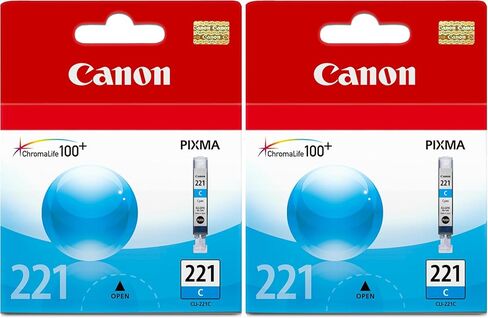 Canon CLI-221 Cyan Ink Tank Compatible to MP980, MP560, MP620, MP640, MP990, MX860, MX870, iP4600, iP3600, iP4700 in Saudi Arabia