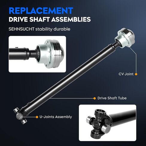 Front Drive Shaft Assembly Fit for Ford Explorer 1997-2001, for Mercury Mountaineer 1997-2001, Driveshaft Assembly Prop Shaft Replace for 936-325 (Only fit 4WD/AWD) in Saudi Arabia