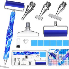 Diamond Painting Pens,Diamond Art Pen Tools Accessories Kit with Screw Rose Gold Metal Tip Nibs,Roller for Art Crafts Nail Art, Ergo-Soft Handle and Enhanced Application Efficiency in Saudi Arabia