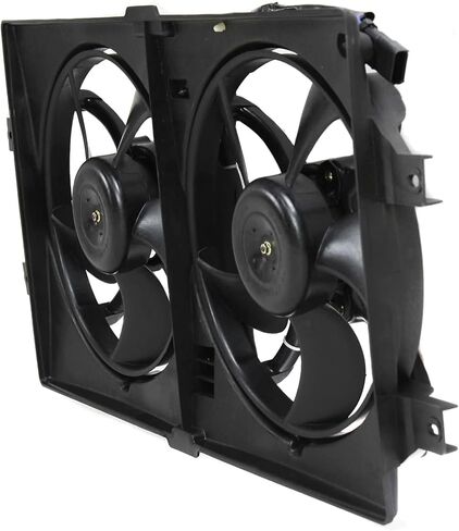 Garage-Pro Cooling Fan Assembly SET Compatible with Dodge Intrepid 1998-2004, Chrysler Concorde, 300M 1999-2004, LHS 1999-2001 Radiator Fan, 2.7L, 3.2L, 3.5L, Dual fan in Saudi Arabia