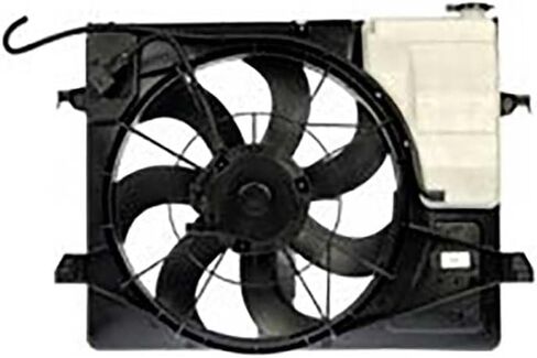 Engine Cooling Fan Assembly 1PC Replaces 253801M05 Compatible with Kia Forte 2012 2013 2010 2011 Compatible with Kia Forte Koup 2010 2011 2012 2013 Compatible with Kia Forte5 2012 2013 in Saudi Arabia