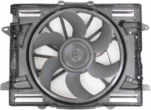 Radiator and Condenser Fan Assembly with One Big Fan - Cooling Fan Module | Engine Cooling System - Compatible with 2021-2025 Jeep Grand Cherokee L in Saudi Arabia