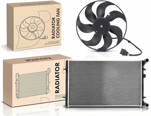 Replacement Parts for New Radiator&Cooling Fan Kit for Audi TT 2000 TT Quattro 2005 Volkswagen Jetta Mod-AP88P-94217 in Saudi Arabia