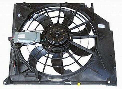 Radiator Fan Assembly - Engine Cooling Fan | Radiator Cooling Fan Unit | Compatible with 1999-2006 BMW 3-Series/Coupe in Saudi Arabia