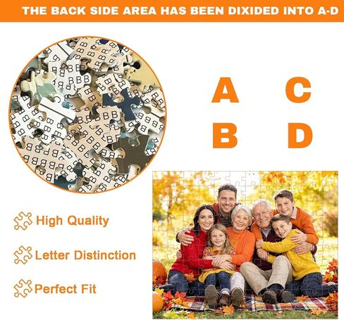 Custom Puzzle 1000 Pieces.Personalized Wood Puzzle from Your own Photos.Customized Picture Puzzle Gift for Christmas,Wedding,Family,Pet,Birthday in Saudi Arabia