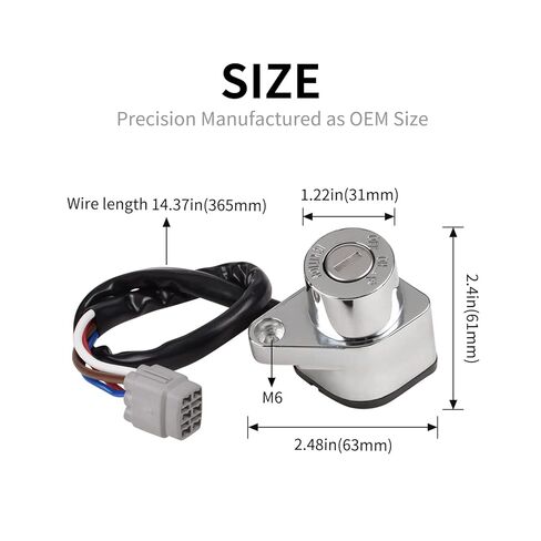 Compatible with Kawasaki Vulcan 1500 1998-2008 27005-1215 27005-1256 Motorcycle lgnition Switch with 2 Lock Keys in Saudi Arabia