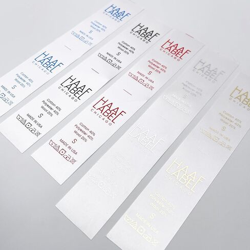 Custom Satin Sewing Labels – 5/8" x 2 1/2" (15mm x 60mm) (30) in Saudi Arabia