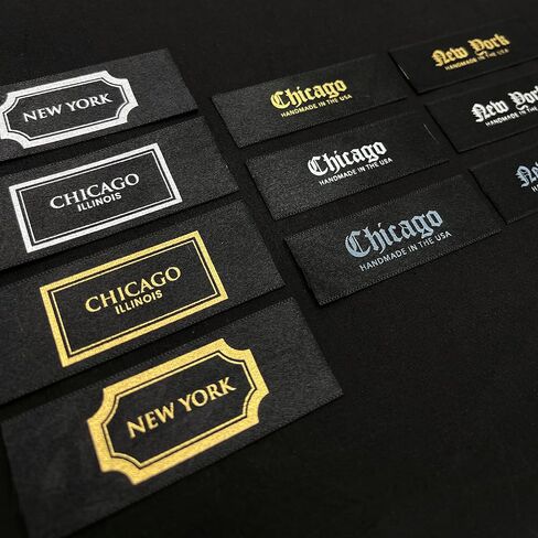 Custom Satin Sewing Labels – 5/8" x 2 1/2" (15mm x 60mm) (30) in Saudi Arabia