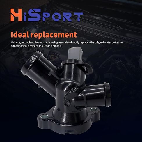 مجموعة مبيت منظم الحرارة HiSport 902-6131 متوافقة مع فولكس فاجن بيتل كابريو، بورا، جولف، جيتا، باسات، أرنب، بديل لأودي RS Q3، TT، 07K121132F، 07K121132G in Saudi Arabia