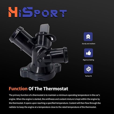 مجموعة مبيت منظم الحرارة HiSport 902-6131 متوافقة مع فولكس فاجن بيتل كابريو، بورا، جولف، جيتا، باسات، أرنب، بديل لأودي RS Q3، TT، 07K121132F، 07K121132G in Saudi Arabia