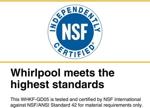 فلتر بديل لترشيح المنزل بالكامل ذو سعة قياسية WHIRLPOOL (عبوتان) WHKF-GD05 (قد تختلف العبوة) in Kuwait