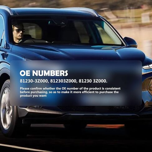 HiSport 81230-3Z000 مشغل قفل مزلاج الباب الخلفي متوافق مع Hyundai Santa Fe 2013-2018، Santa Fe XL 2019، بديل لكيا سيدونا 2015-2021، كيا سورينت 2014-2015 in Saudi Arabia