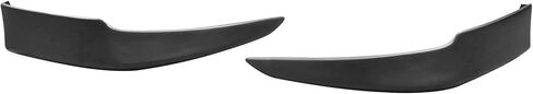 FREEMOTOR802 Front Bumper Lip Splitter, Fits 2009-2010 Toyota Corolla All Models, PP Air Dam Lower Chin Spoiler Body Kit Replacement (Unpainted Black, 2PCS) in Saudi Arabia