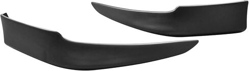 FREEMOTOR802 Front Bumper Lip Splitter, Fits 2009-2010 Toyota Corolla All Models, PP Air Dam Lower Chin Spoiler Body Kit Replacement (Unpainted Black, 2PCS) in Saudi Arabia