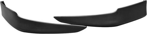 FREEMOTOR802 Front Bumper Lip Splitter, Fits 2009-2010 Toyota Corolla All Models, PP Air Dam Lower Chin Spoiler Body Kit Replacement (Unpainted Black, 2PCS) in Saudi Arabia