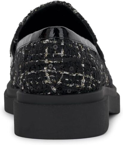 Jessica Simpson Women's Xuris Loafer Flat, Chrome, 10 in Saudi Arabia