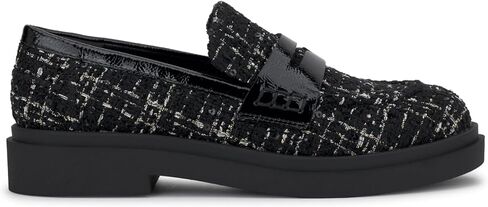 Jessica Simpson Women's Xuris Loafer Flat, Chrome, 10 in Saudi Arabia
