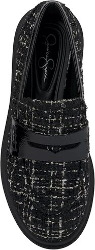 Jessica Simpson Women's Xuris Loafer Flat, Chrome, 10 in Saudi Arabia