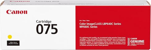 Canon Genuine 075 Yellow Toner Cartridge Compatible with MF660 Series and LBP640 Series Laser Printers in Saudi Arabia
