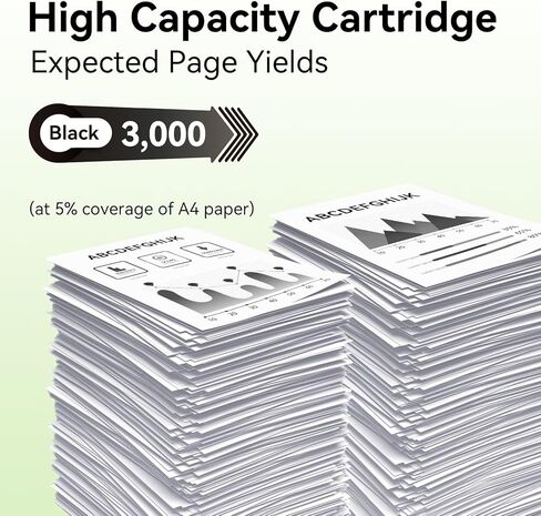 خرطوشة حبر بديلة متوافقة لطابعة Brother TN760 TN-760 TN730/760 TN-730 MFC-L2710DW MFC-L2750DW HL-L2395DW HL-L2370DW DCP-L2550DW HL-L2390DW HL-L2350DW باللون الأسود، 4 عبوات in Kuwait