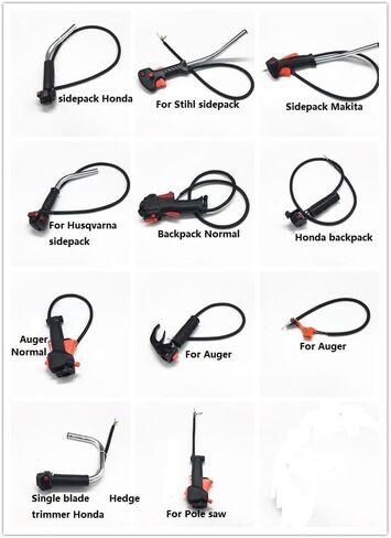 Handlebar Throttle Trigger Assembly Compatible with Sidepack Backpack Hedge Auger Compatible with Similar Models(Auger Simple) in Saudi Arabia