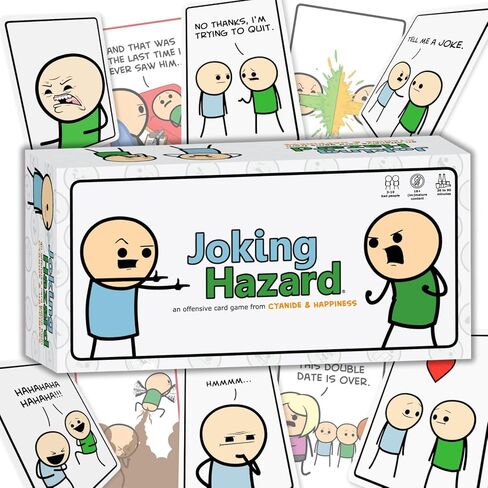Joking Hazard Deck Enhancement #2 - Expansion Pack for Fun Party Games by Cyanide & Happiness, 100 New Hilarious Comic Cards | Perfect for Game Night in Kuwait