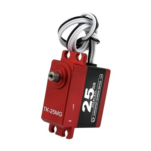25 كجم أجهزة رقمية TK-25 Coreless Motor Servo مع تروس معدنية كاملة لـ RC Baja 1/8 1/10 1/12(1xTK-25 180 درجة) in Saudi Arabia
