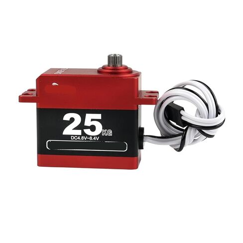 25 كجم أجهزة رقمية TK-25 Coreless Motor Servo مع تروس معدنية كاملة لـ RC Baja 1/8 1/10 1/12(1xTK-25 180 درجة) in Saudi Arabia