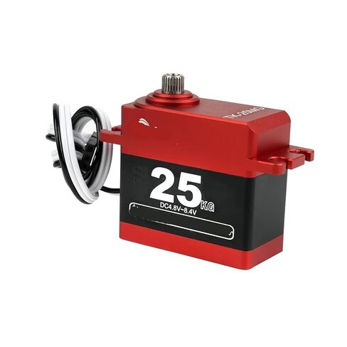 25 كجم أجهزة رقمية TK-25 Coreless Motor Servo مع تروس معدنية كاملة لـ RC Baja 1/8 1/10 1/12(1xTK-25 180 درجة) in Kuwait