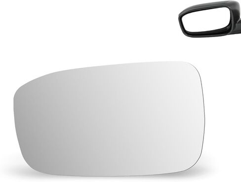 NEYASU Driver Left Side LH Mirror Glass fit for 2003 2004 2005 2006 2007 Honda Accord (4dr. Sedan made in USA Only) Flat Glass Replacement with Adhesives No Heated in Saudi Arabia