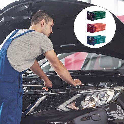 QQCQ 16pcs JCASE Fuse Automotive FMX Fuse Tall/Standard Profile JCASE for Trucks, Cars and SUVs(40A) in Saudi Arabia