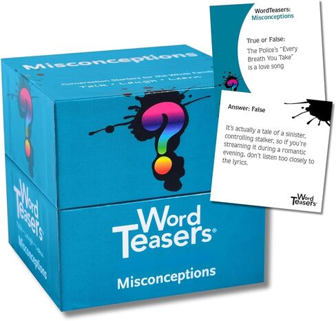 ? WORD TEASERS Old Wives' Tales Conversation Starters - Superstition Based Trivia Games for Families & Friends - Conversation Cards & Fun Family Game - 150 Trivia Cards for Game Night in Saudi Arabia