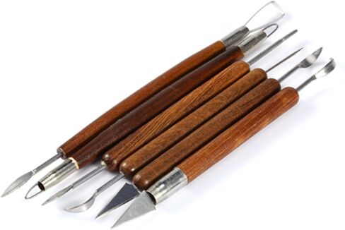 6pcs Clay Sculpting Set, Assorted Pottery Carving Tools Shapers, for Craft Projects in Saudi Arabia