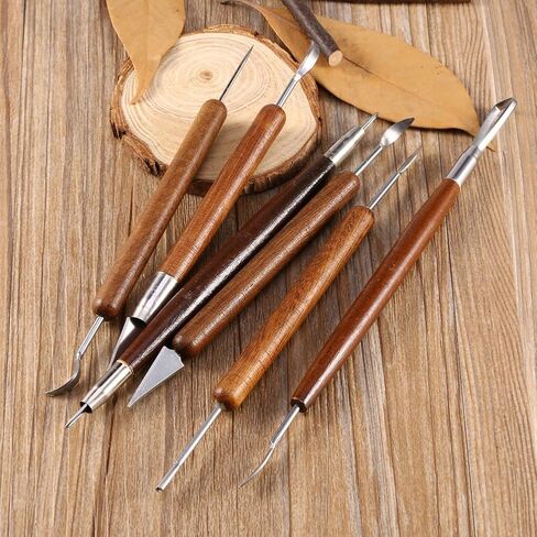 6pcs Clay Sculpting Set, Assorted Pottery Carving Tools Shapers, for Craft Projects in Saudi Arabia