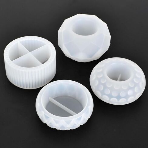 4 Pieces vase Silicone Mold, DIY vases Resin molds, vase Casting Mold, Flower vase Silicone molds, Handmade Silicone Mold, epoxy Resin molds for Making Flower vases (Oval*4) in Saudi Arabia