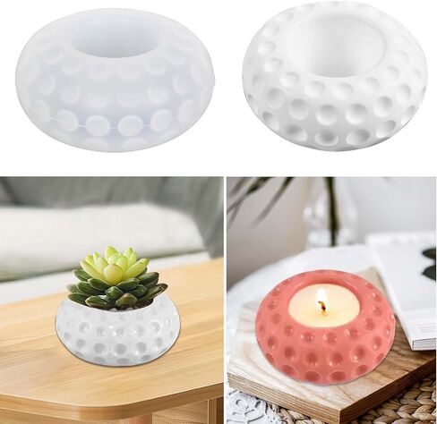 4 Pieces vase Silicone Mold, DIY vases Resin molds, vase Casting Mold, Flower vase Silicone molds, Handmade Silicone Mold, epoxy Resin molds for Making Flower vases (Oval*4) in Saudi Arabia