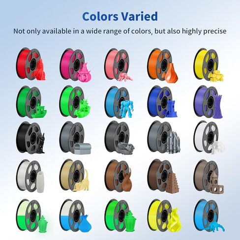 ANYCUBIC 3D Printer Filament PLA 1.75mm, FDM Printer Filament 1kg Spool (2.2 lbs), Dimensional Accuracy +/- 0.02 mm (1kg, Black) in Kuwait