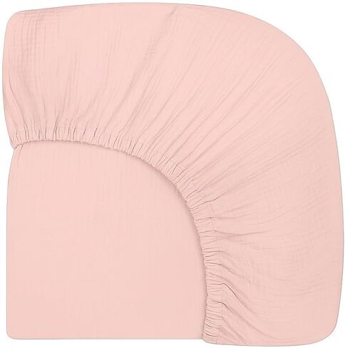 Muslin Baby Crib Sheets Boy, Muslin Crib Sheets Girl Floral Fitted Crib Sheet Baby Crib Matress in Kuwait