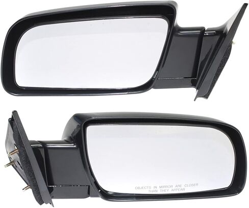 Garage-Pro Driver & Passenger Side Car Vanity Mirror Mirrors For Chevrolet C1500 K1500 GMC C1500 K1500 1988-1999, Paintable Standard Cab Without Blind Spot Monitor in Saudi Arabia