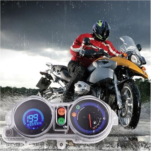 motorcycle mileometer 7 Colors Multi-functions Motorcycle Tachometer Dashboard Moto LED RPM Mileage Meters For Brazil For TITAN 150 Universal in Saudi Arabia