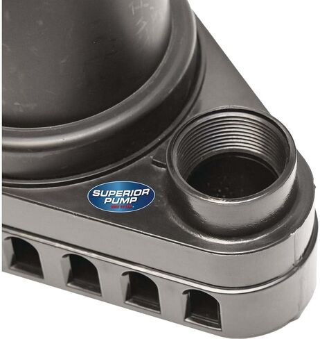 Superior Pump 92260 1/4 HP Plastic Sump Pump with Vertical Float Switch, Black in Kuwait