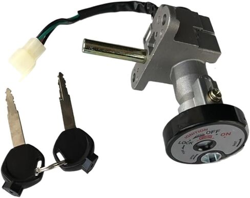 Universal Motorcycle Ignition Switch Key With Wire Fit For 100 125 gy6 GTR Y Scooter ATV Moto Scooter Ignition Switch Key(A2) in Saudi Arabia