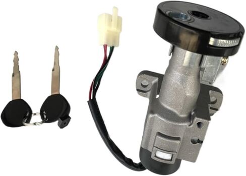 Universal Motorcycle Ignition Switch Key With Wire Fit For 100 125 gy6 GTR Y Scooter ATV Moto Scooter Ignition Switch Key(A2) in Saudi Arabia