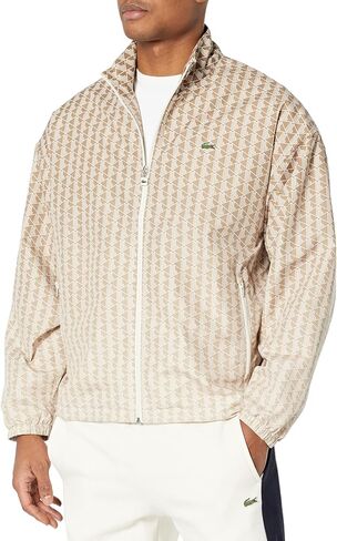 Lacoste Men's Printed Back Croc Jacket, Cobalt/CALATHEA-Rocket in Saudi Arabia